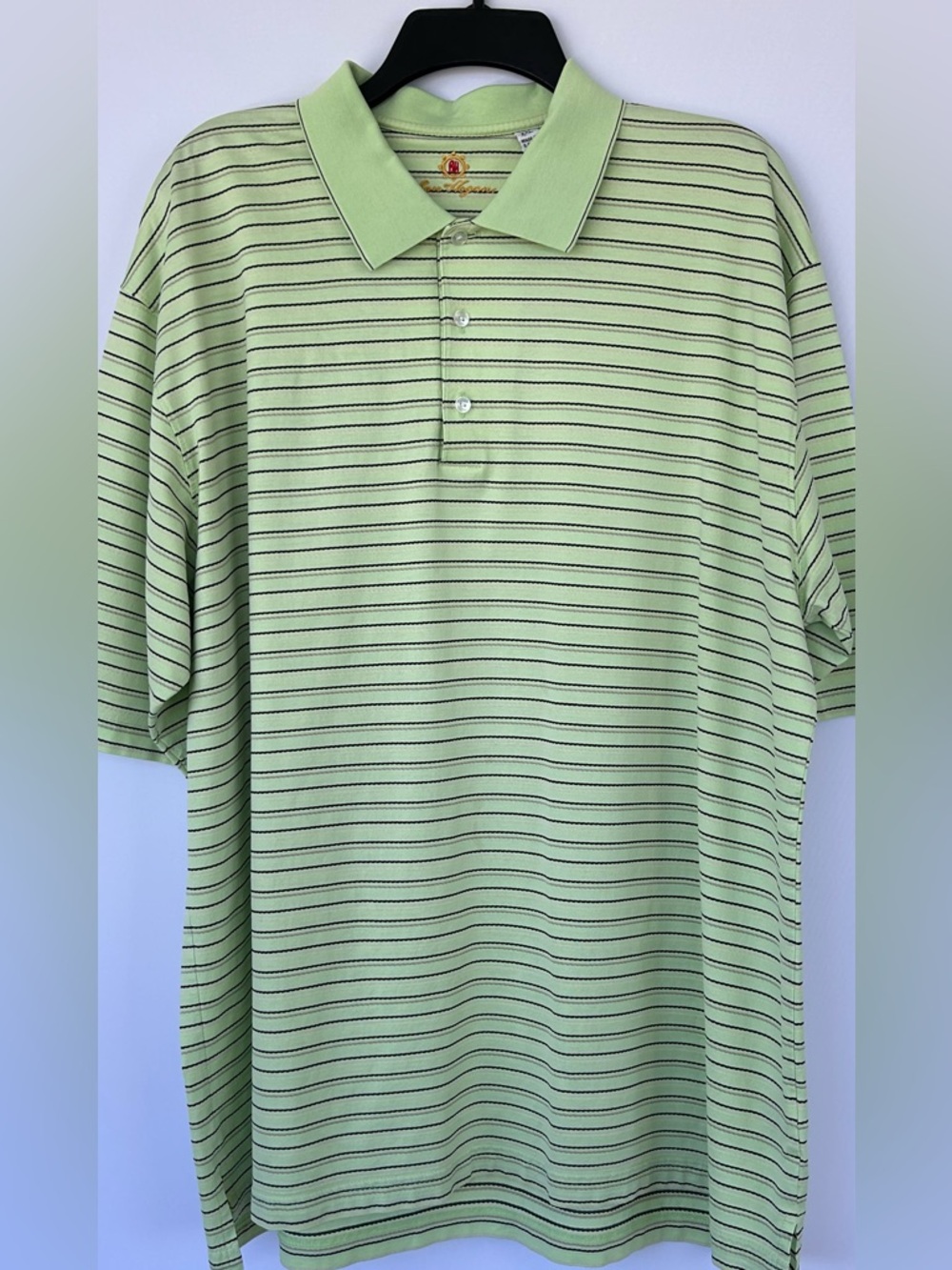 Ben Hogan Men’s Performance Golf Polo Mint Short Sleeves 1/4 Button Size XXL